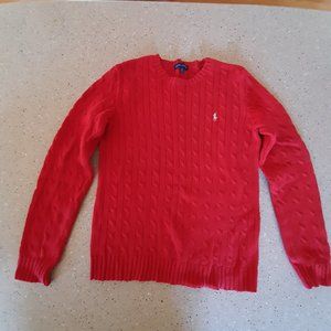 Ralph Lauren womens red sweater size L